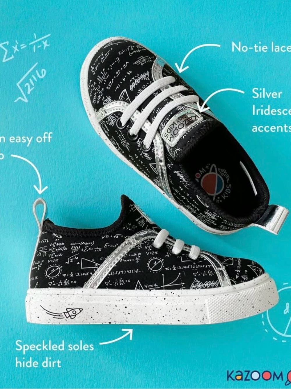 New Kids Kazoom Black Sneakers